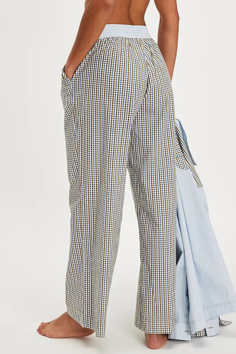 Elastic Waist Wide Leg Pants – Trendsi | ClozArt