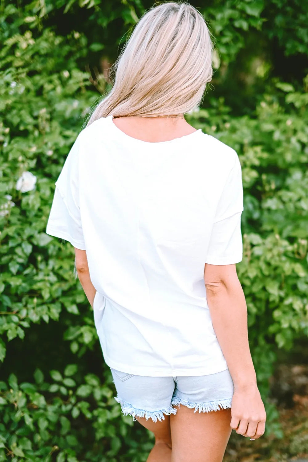 Star Round Neck Short Sleeve T-Shirt – Trendsi | ClozArt