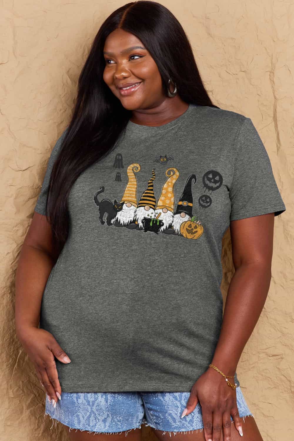 Simply Love Full Size Halloween Theme Graphic Cotton T-Shirt – Trendsi | ClozArt