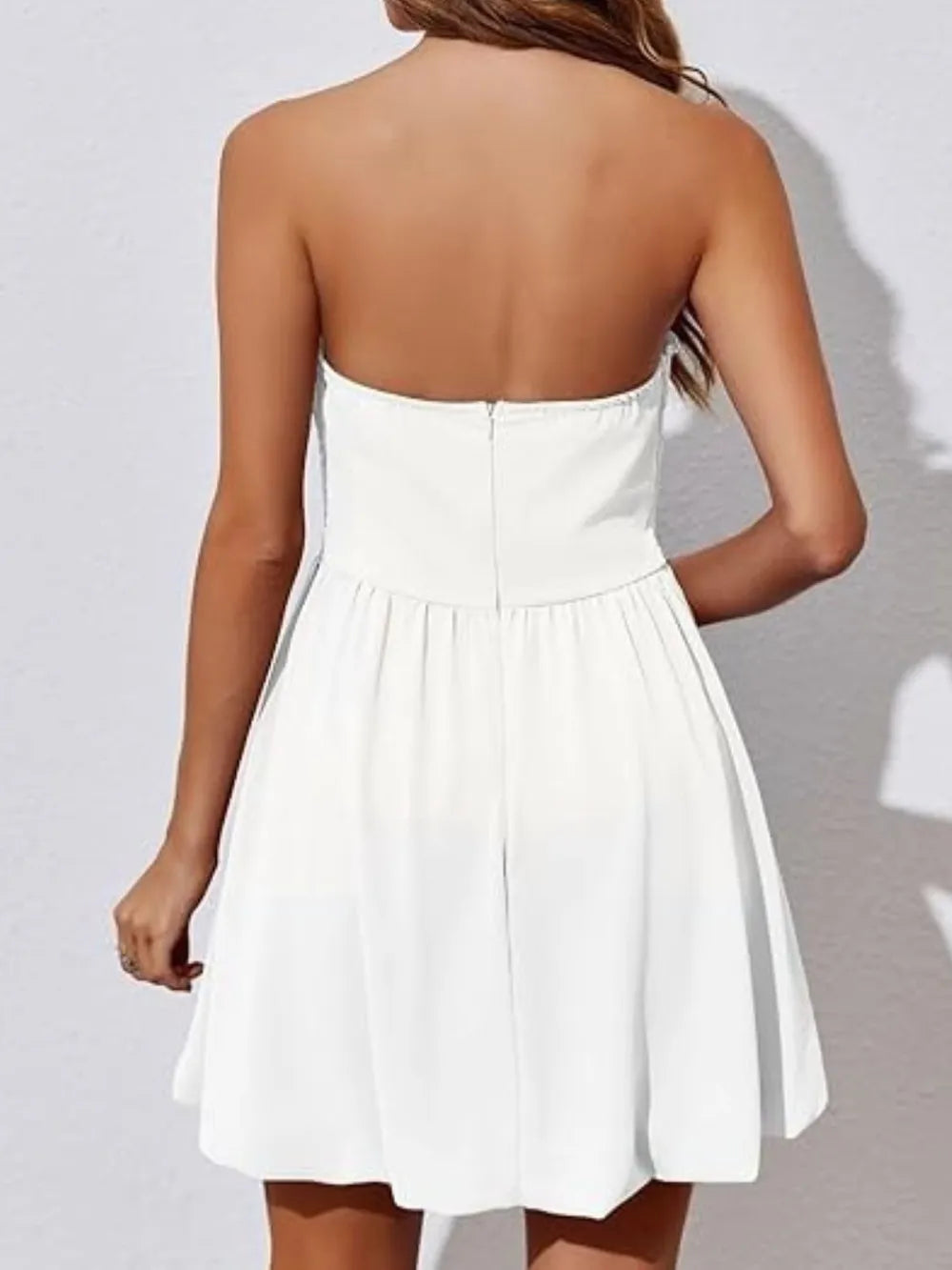 Ruched Tube Mini Dress – Trendsi | ClozArt