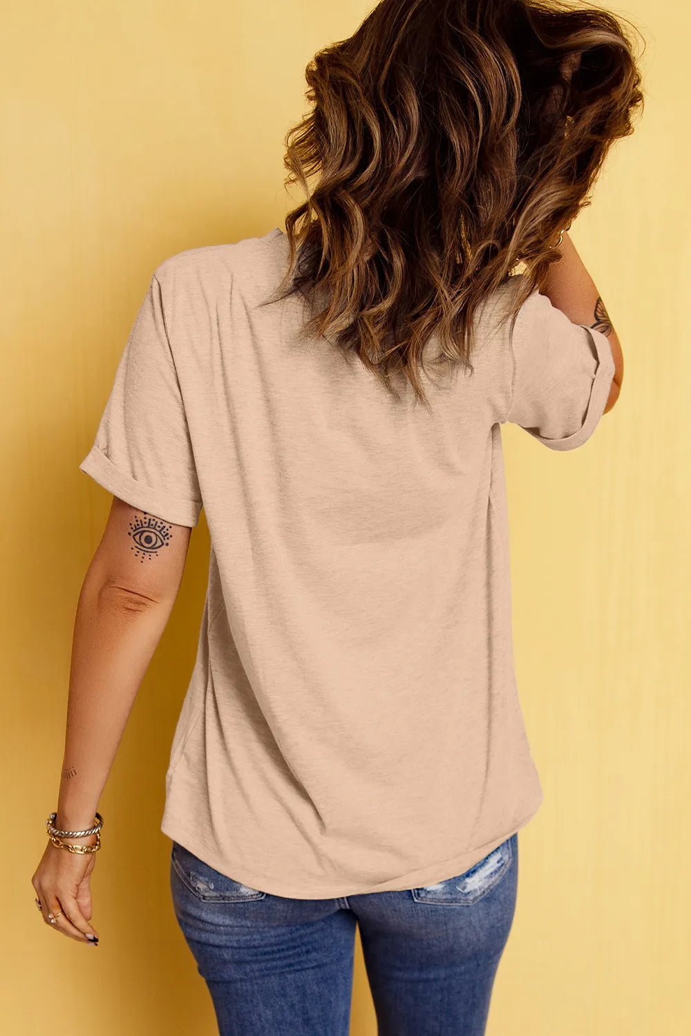 Bow Graphic Round Neck Short Sleeve T-Shirt – Trendsi | ClozArt