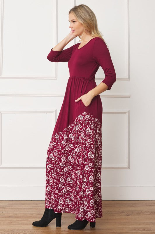 Asymmetrical Leopard Accent Maxi Dress – EG fashion | ClozArt