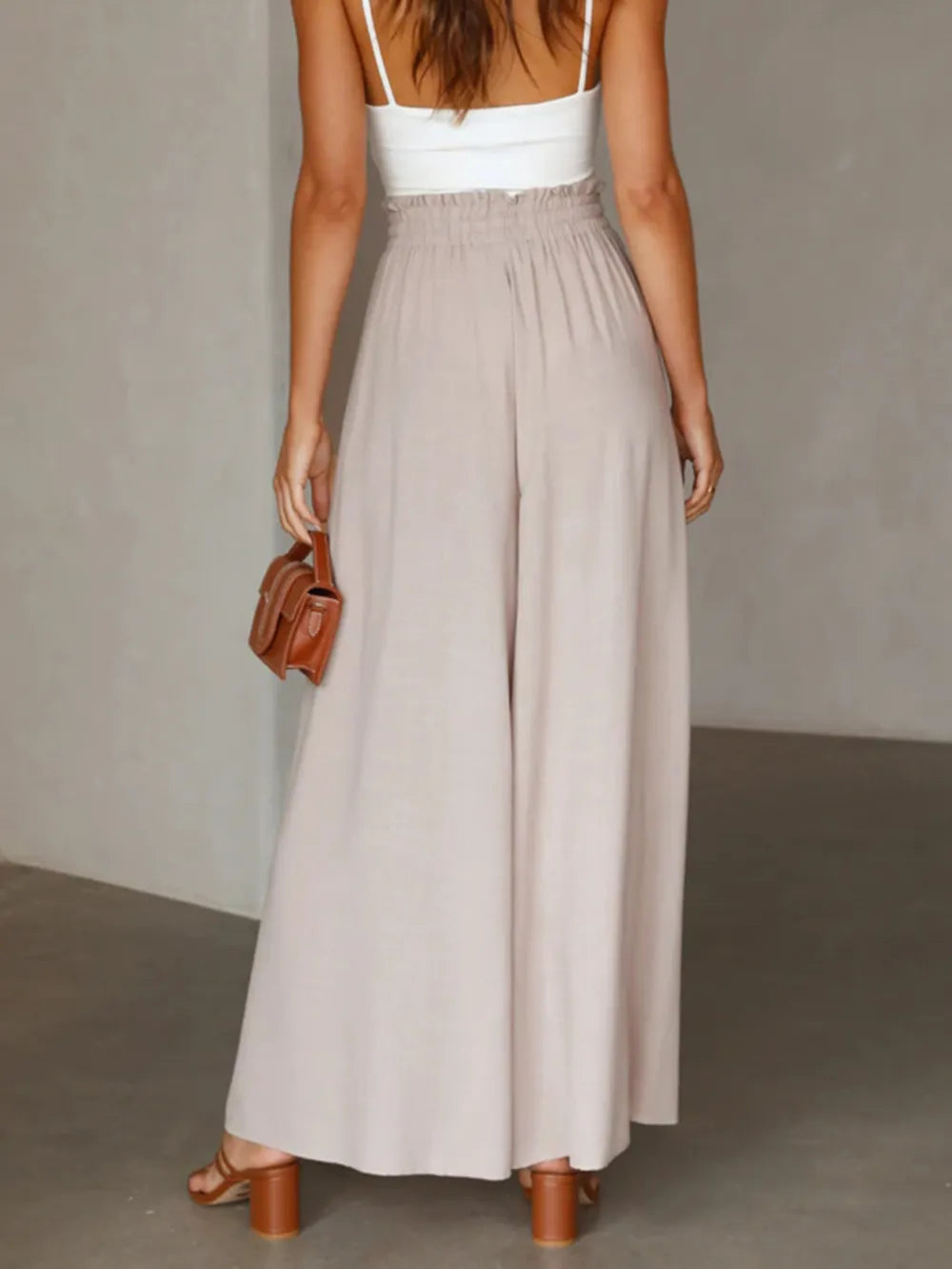 High Waist Wide Leg Pants – Trendsi | ClozArt