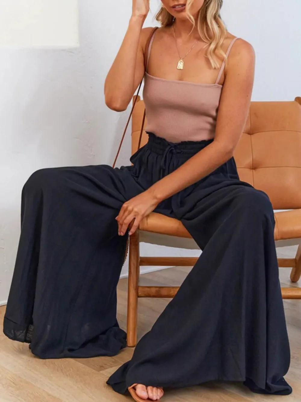 High Waist Wide Leg Pants – Trendsi | ClozArt