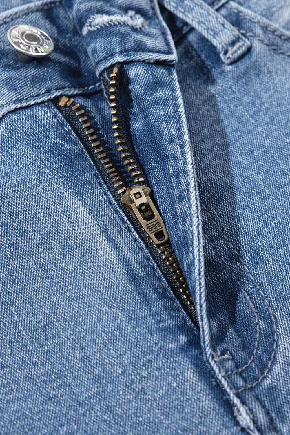 Raw Hem Wide Leg Jeans with Pockets – Trendsi | ClozArt