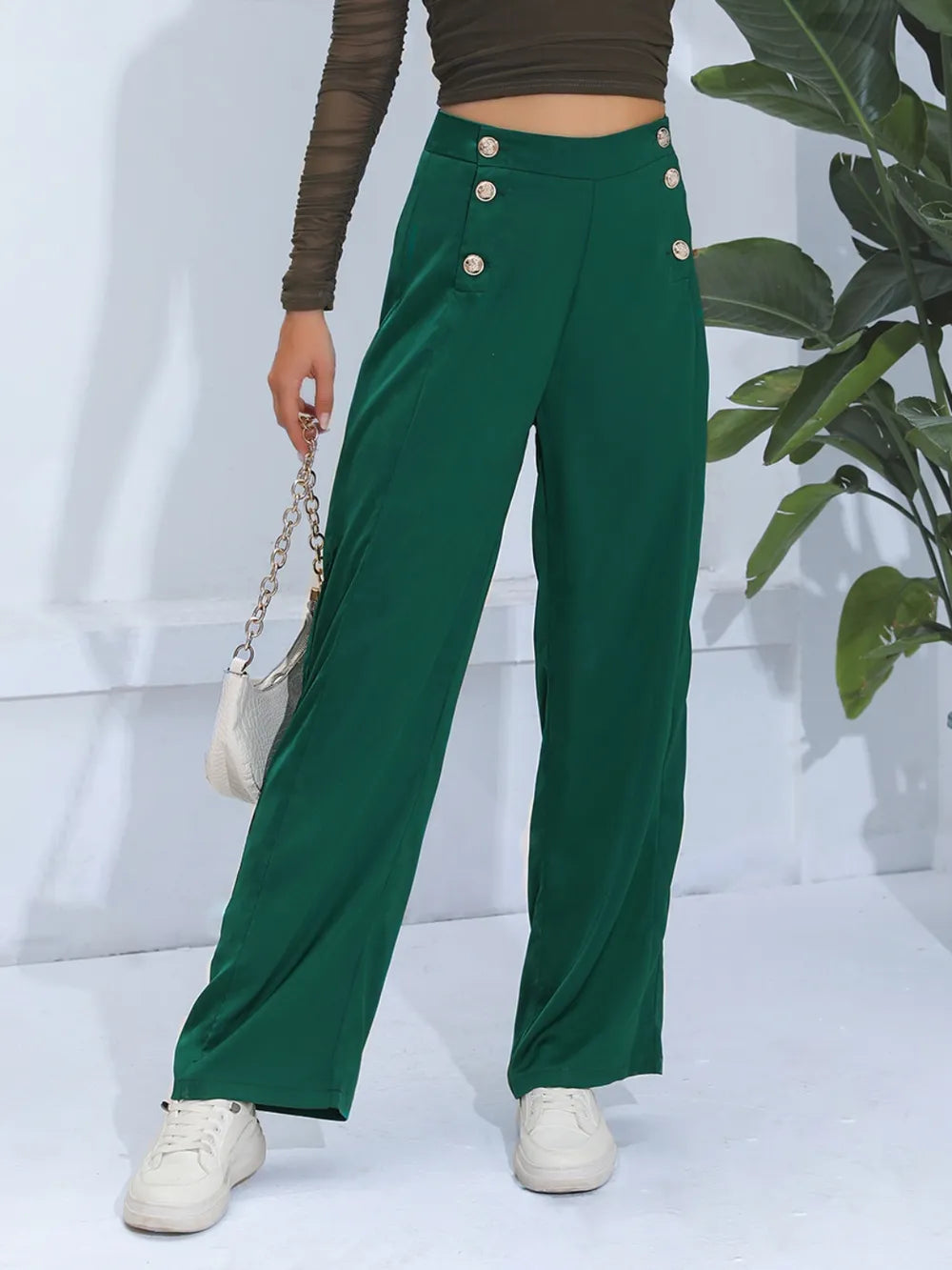 Wide Leg Pants – Trendsi | ClozArt