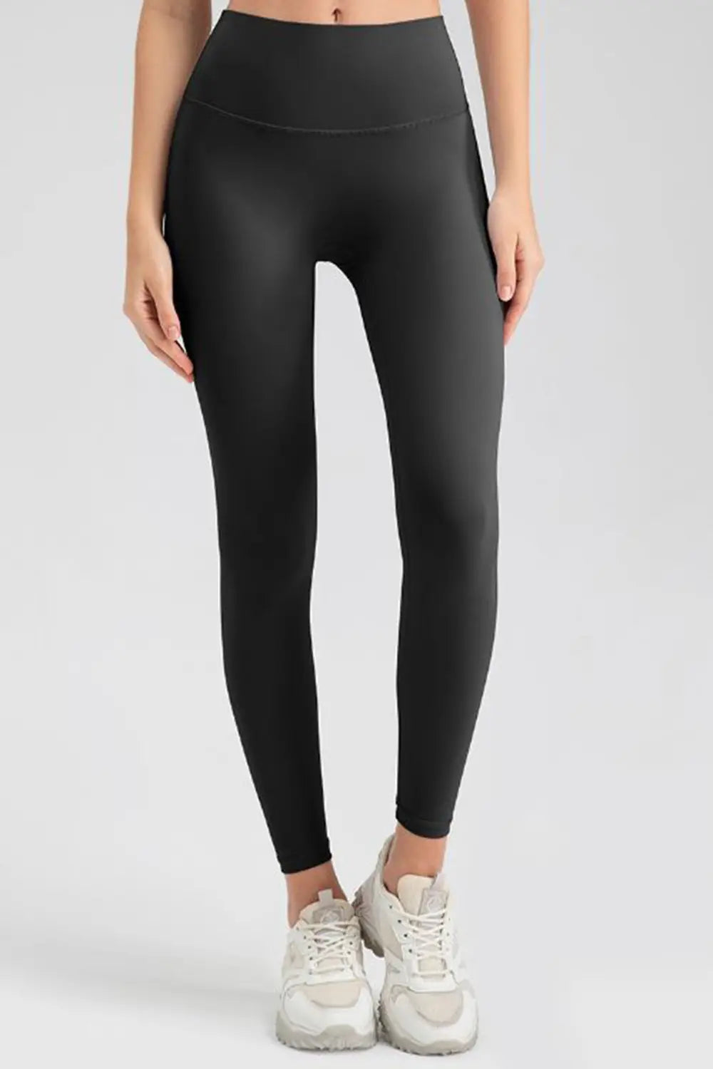 Wide Waistband Sport Leggings – Trendsi | ClozArt