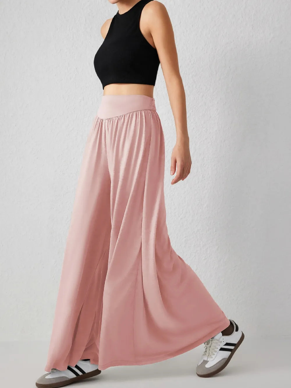 High Waist Wide Leg Pants – Trendsi | ClozArt