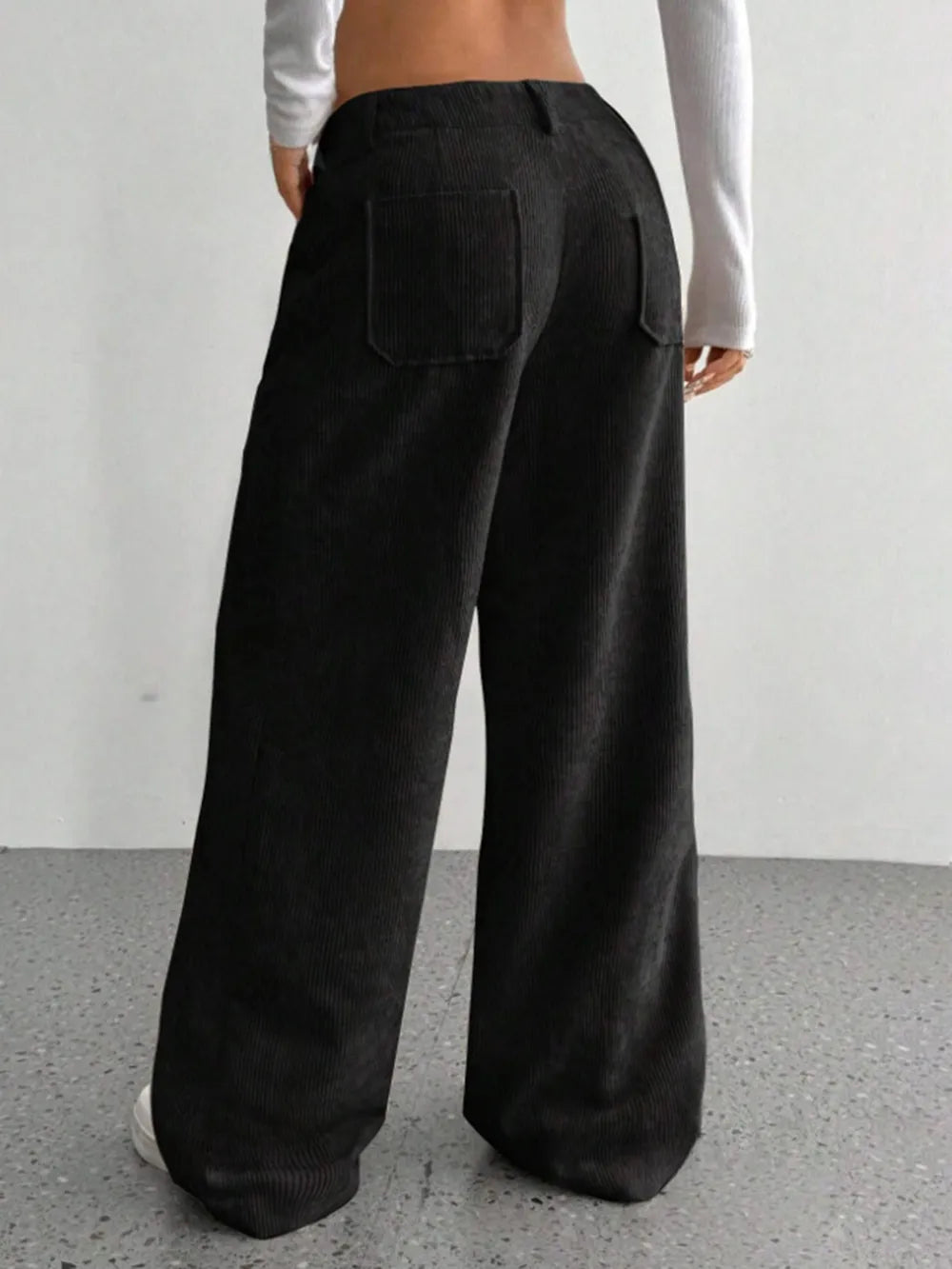 Wide Leg Pants with Pockets – Trendsi | ClozArt