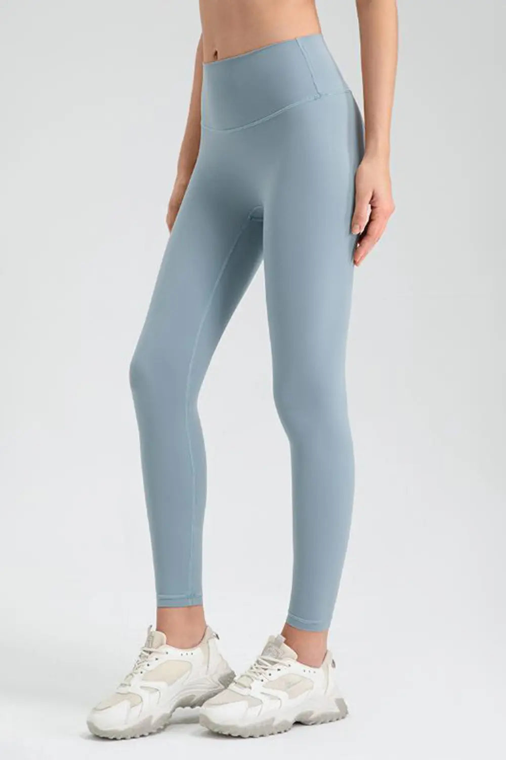 Wide Waistband Sport Leggings – Trendsi | ClozArt
