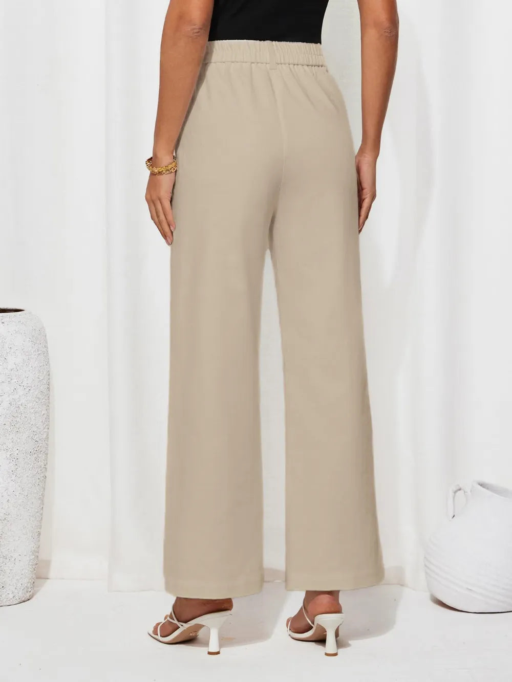 High Waist Wide Leg Pants – Trendsi | ClozArt
