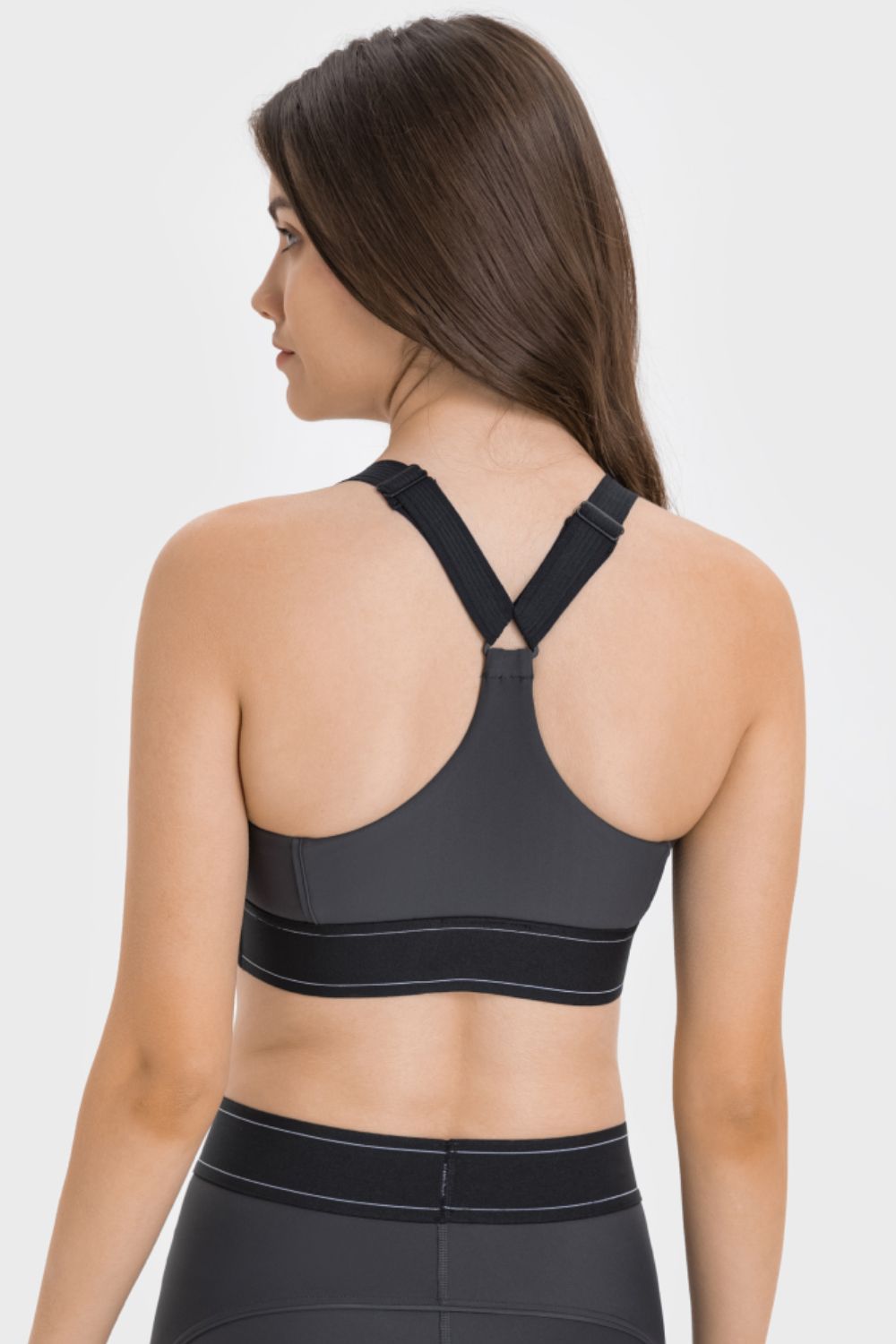 Millennia Contrast Sports Bra – Trendsi | ClozArt