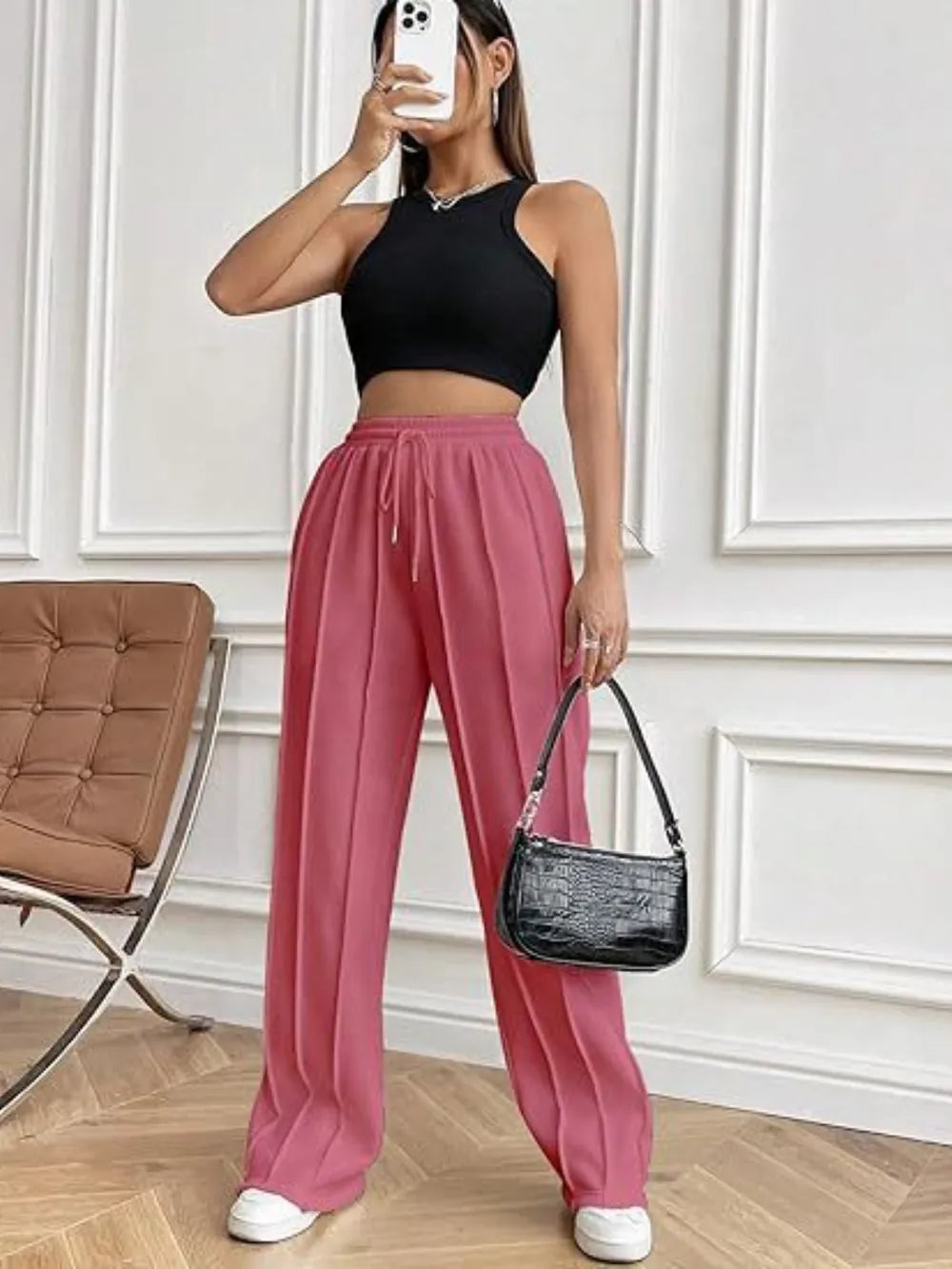 Drawstring Wide Leg Pants with Pockets – Trendsi | ClozArt