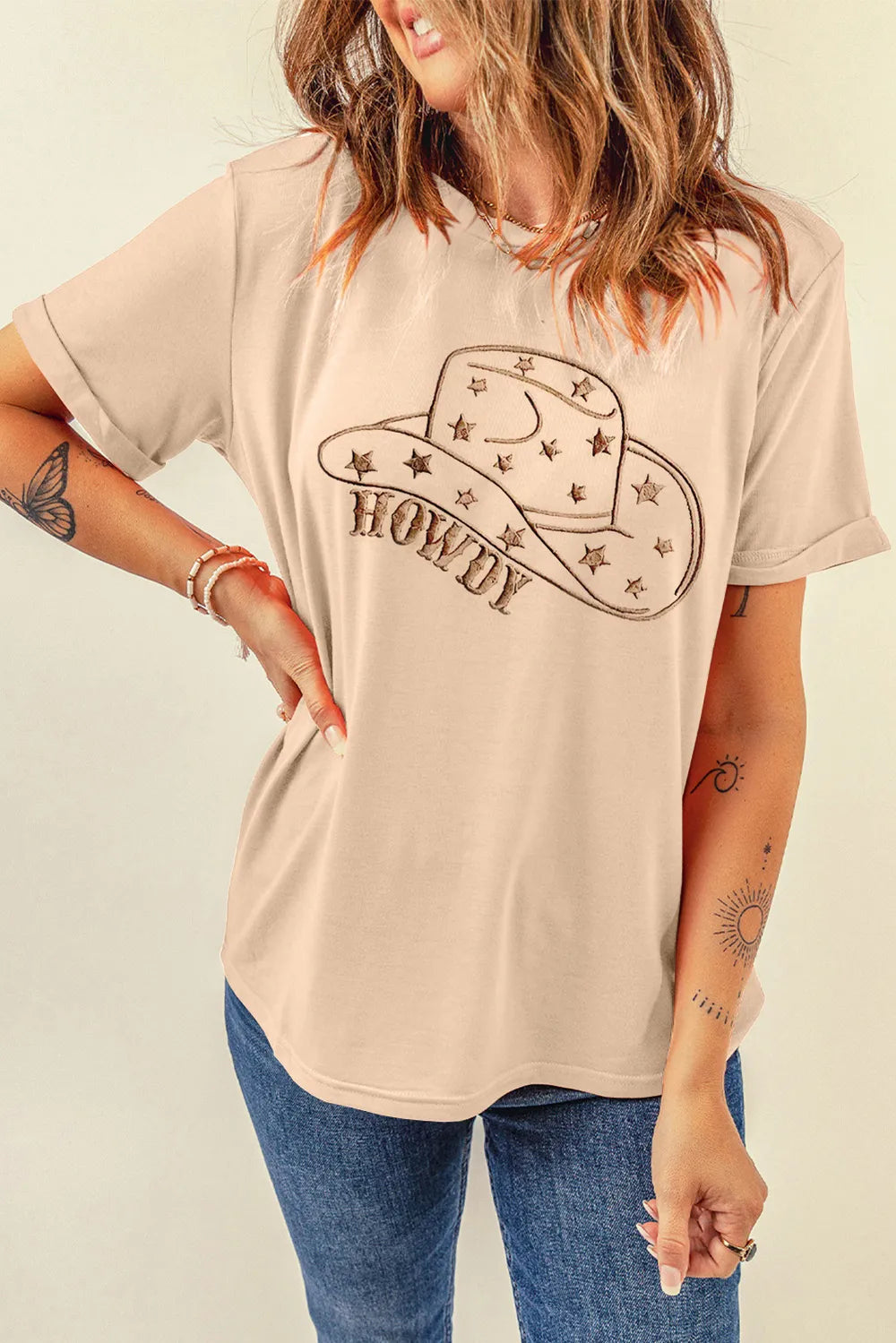 Hat Graphic Round Neck Short Sleeve T-Shirt – Trendsi | ClozArt