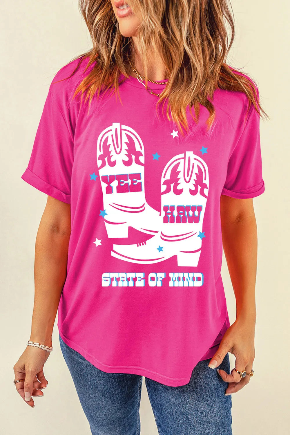 Graphic Round Neck Short Sleeve T-Shirt – Trendsi | ClozArt