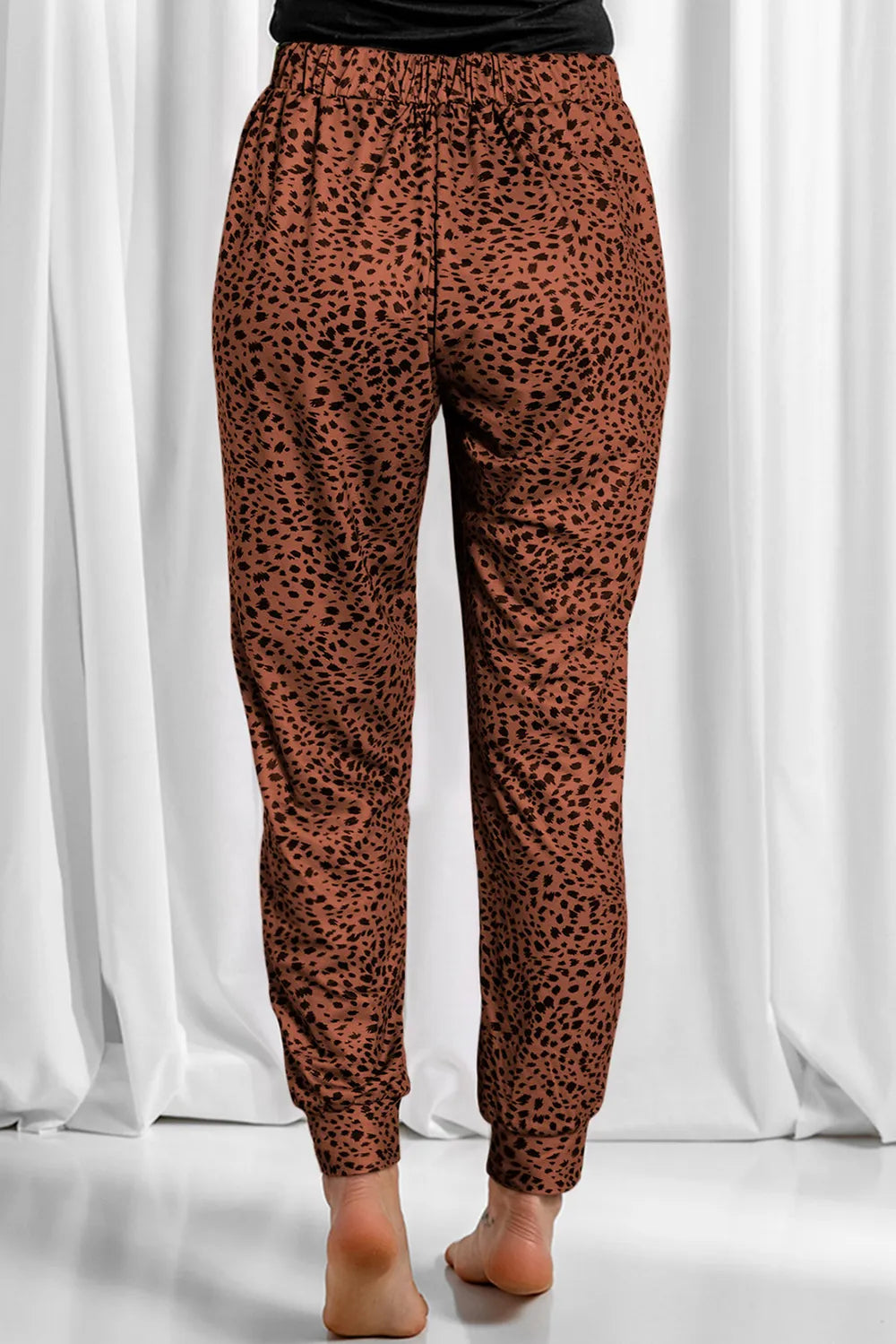 Full Size Leopard Drawstring Pocketed Pants – Trendsi | ClozArt