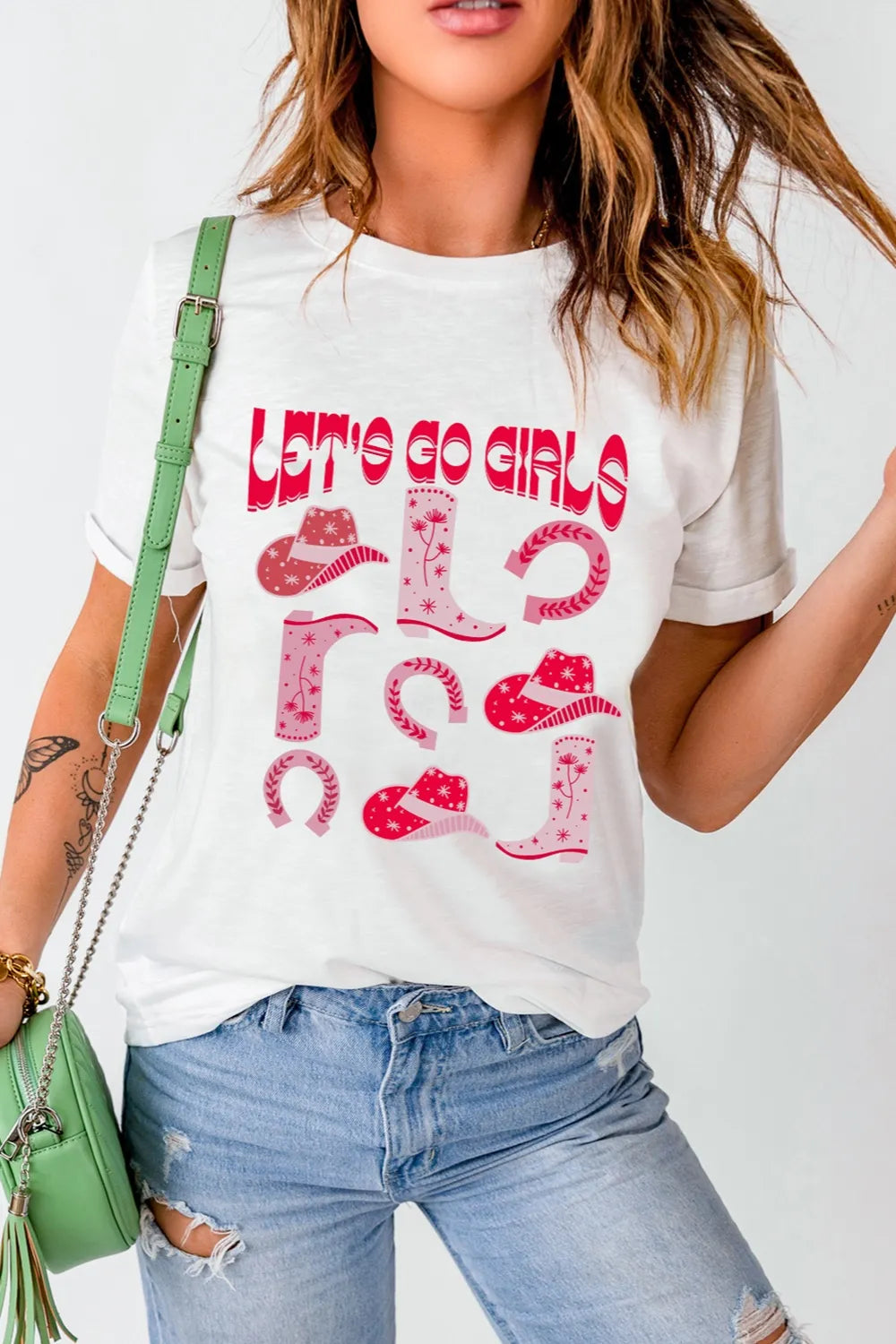 Graphic Round Neck Short Sleeve T-Shirt – Trendsi | ClozArt