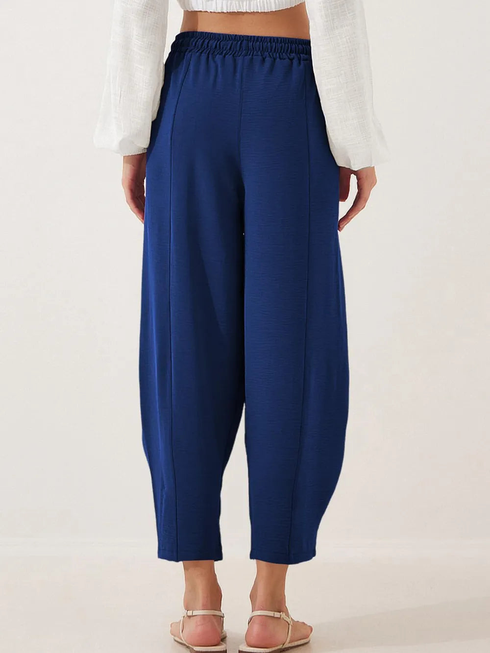 Full Size Drawstring Cropped Jogger Pants Plus Size – Trendsi | ClozArt