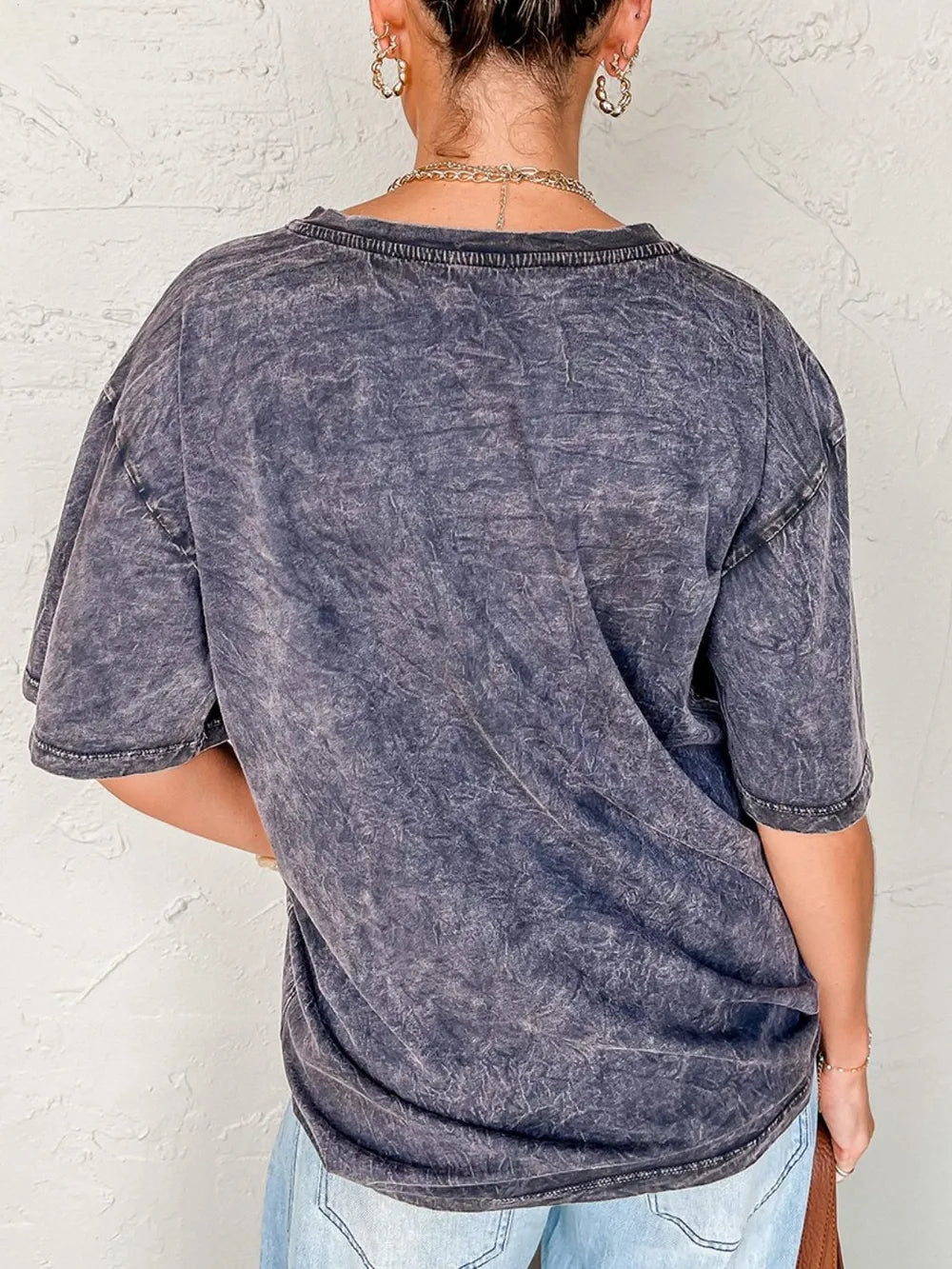 TEXAS Steer Head Graphic Mineral Wash Oversized T-Shirt – Trendsi | ClozArt