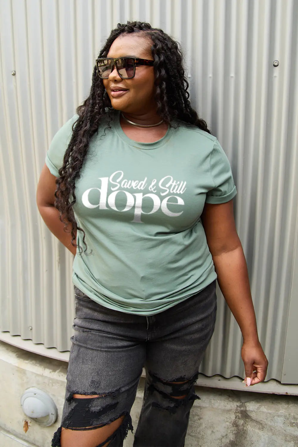 Simply Love Full Size Letter Graphic Short Sleeve T-Shirt – Trendsi | ClozArt
