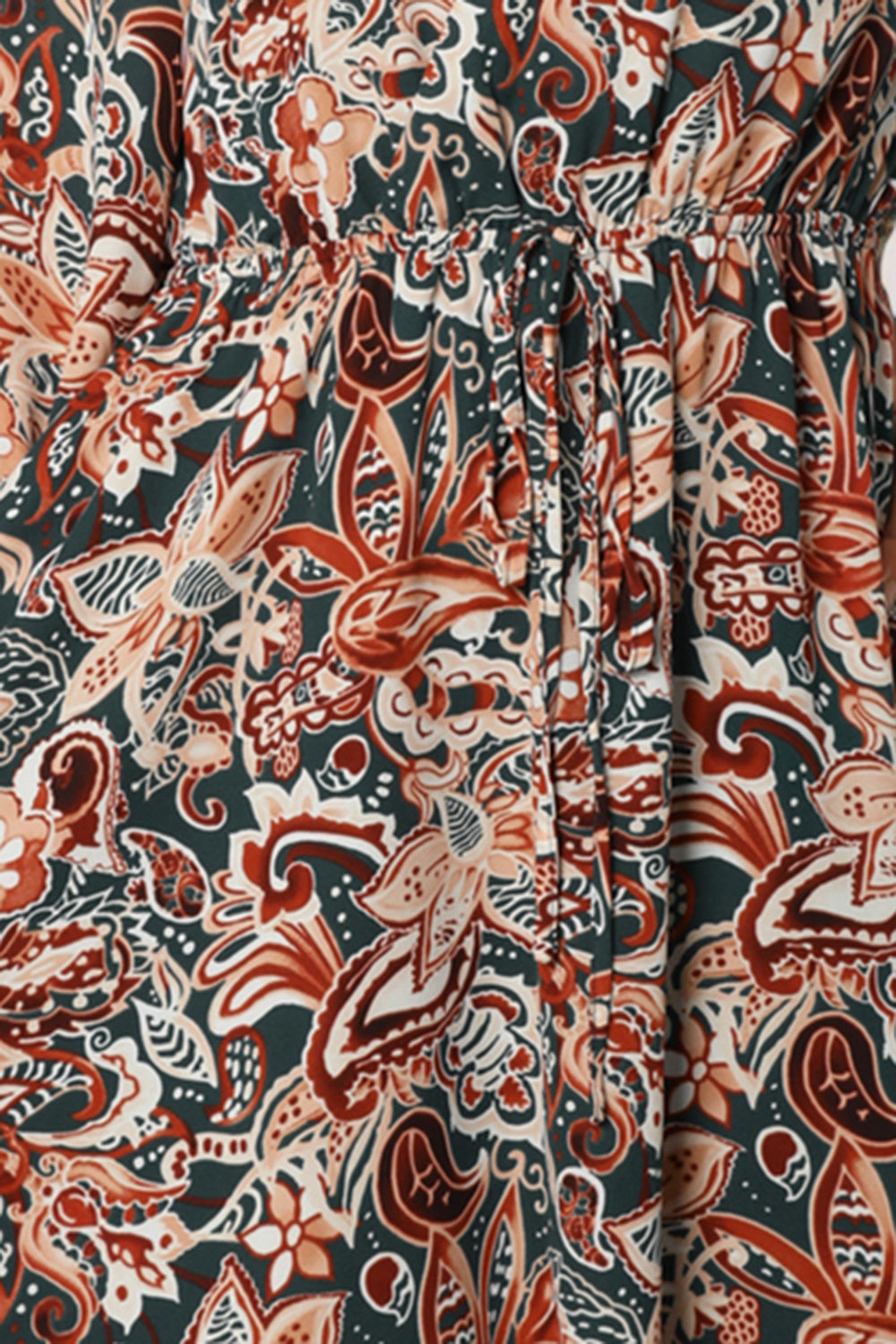 Printed V-Neck Mini Dress – Trendsi | ClozArt