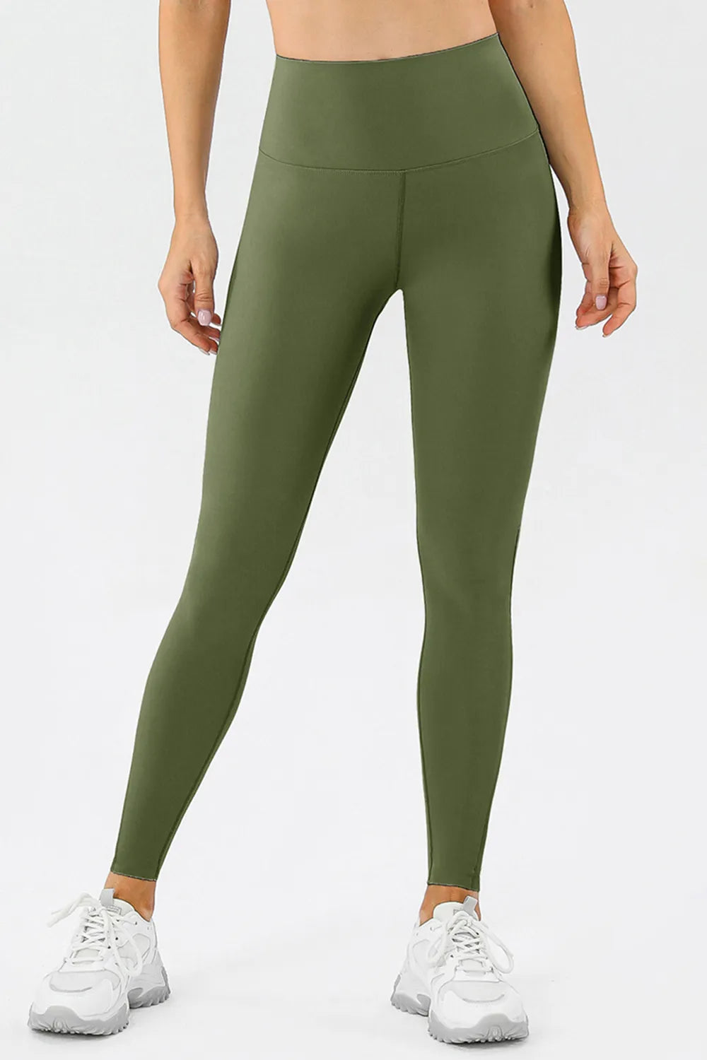 High Waist Skinny Active Pants – Trendsi | ClozArt