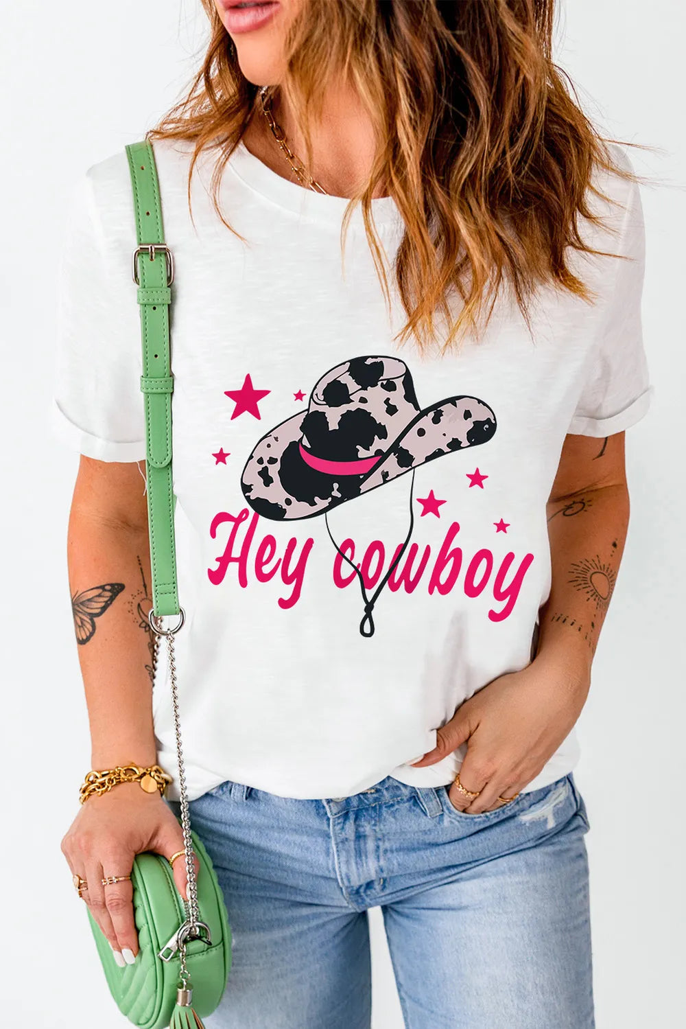 Graphic Round Neck Short Sleeve T-Shirt – Trendsi | ClozArt