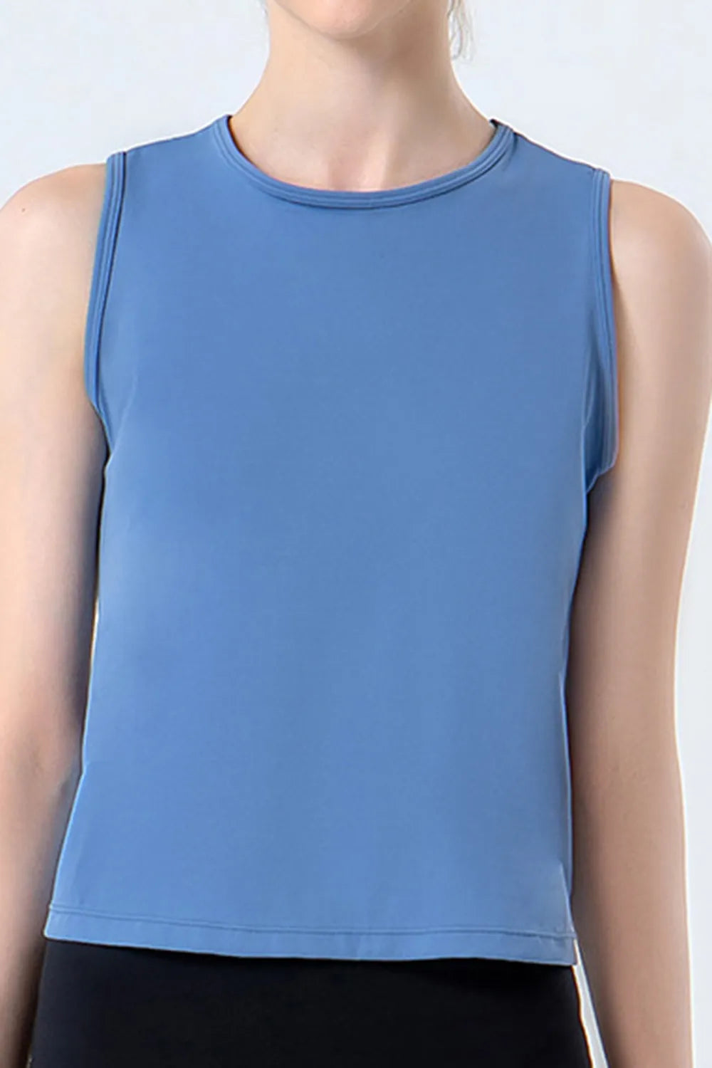 Round Neck Active Tank – Trendsi | ClozArt