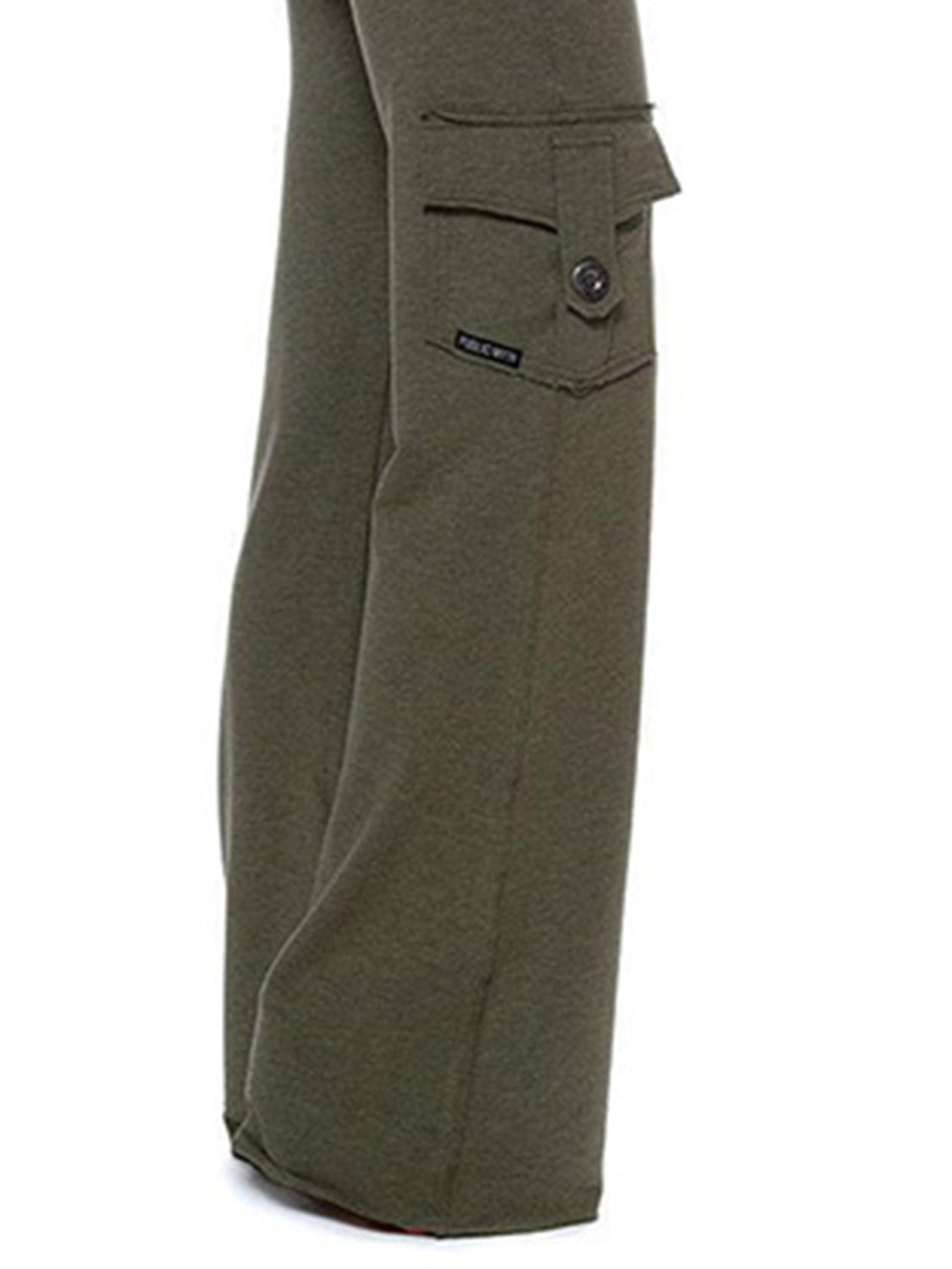 Mid Waist Pants with Pockets – Trendsi | ClozArt