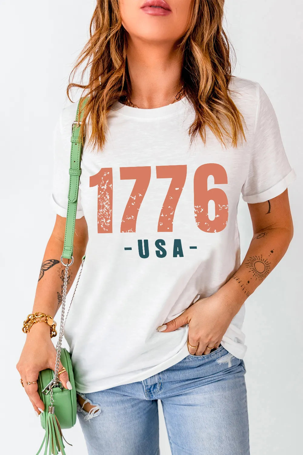 Graphic Round Neck Short Sleeve T-Shirt – Trendsi | ClozArt