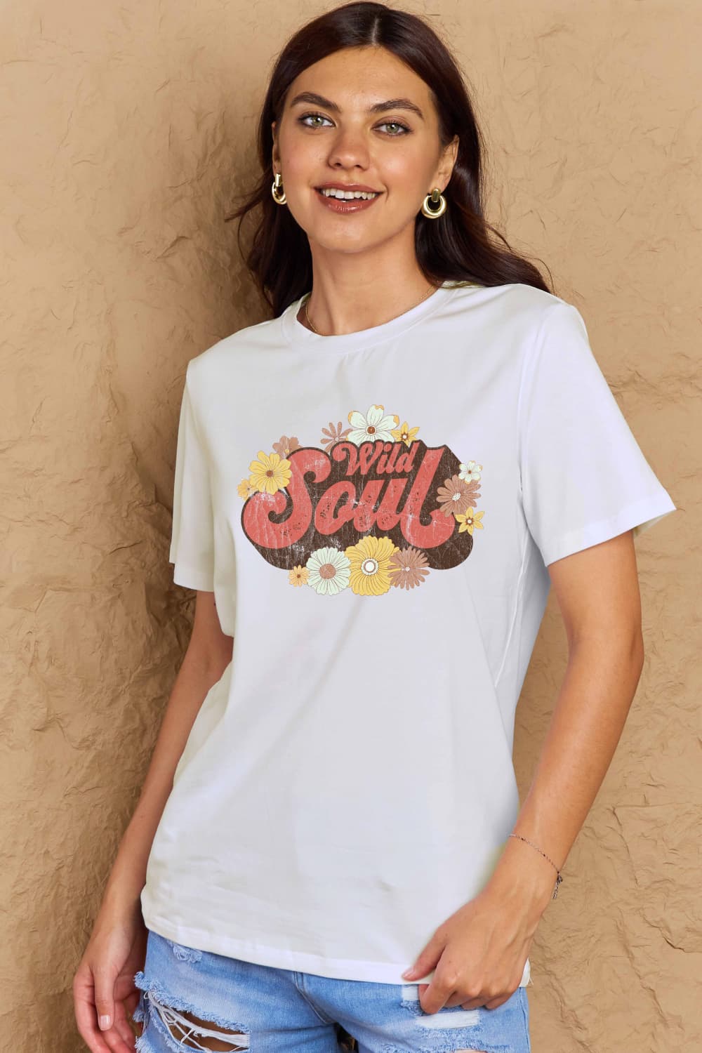 Simply Love Full Size WILD SOUL Graphic Cotton T-Shirt – Trendsi | ClozArt