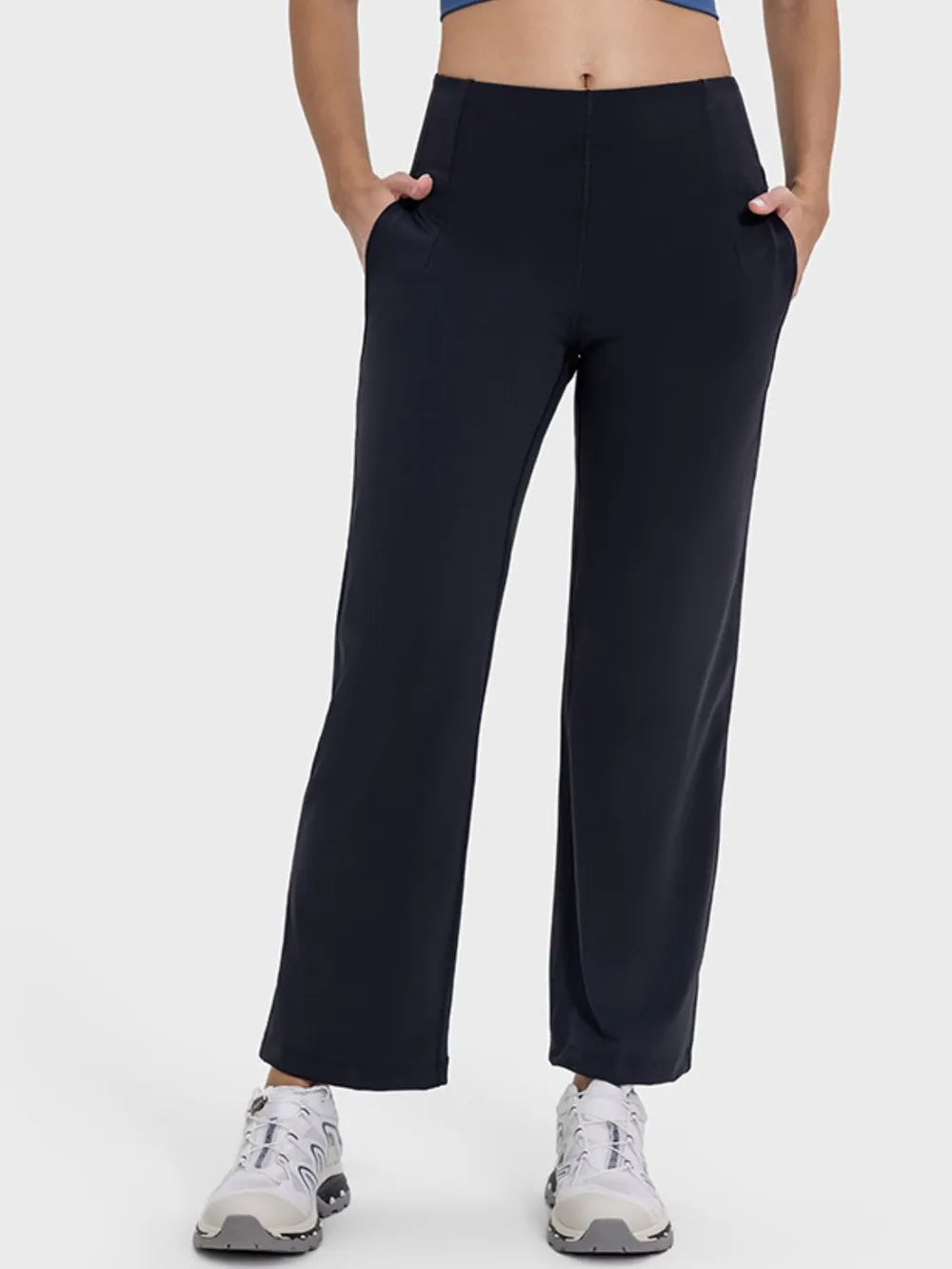 Millennia Pocketed High Waist Active Pants – Trendsi | ClozArt