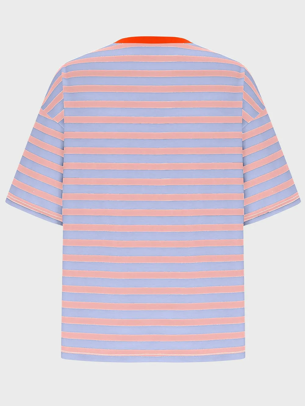 Striped Round Neck Half Sleeve T-Shirt – Trendsi | ClozArt