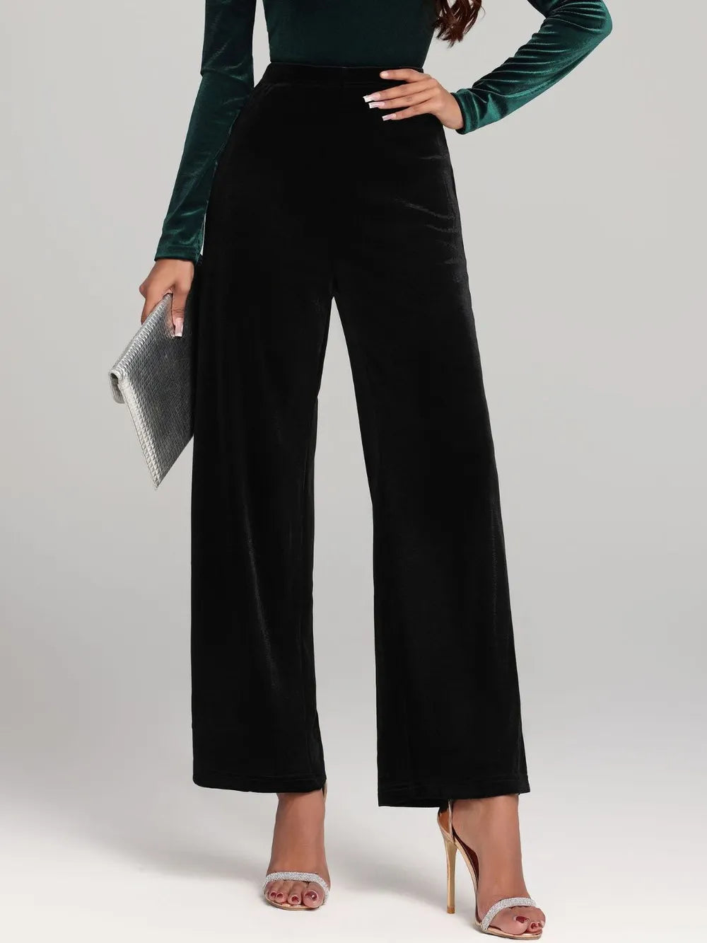 High Waist Wide Leg Pants – Trendsi | ClozArt