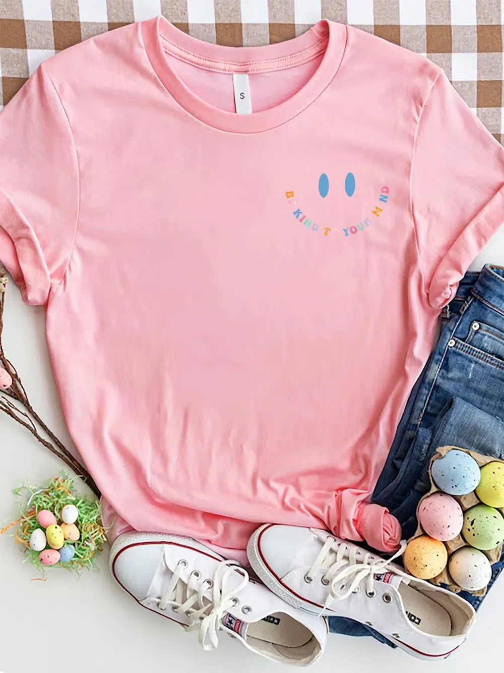 Letter Graphic Round Neck Short Sleeve T-Shirt – Trendsi | ClozArt
