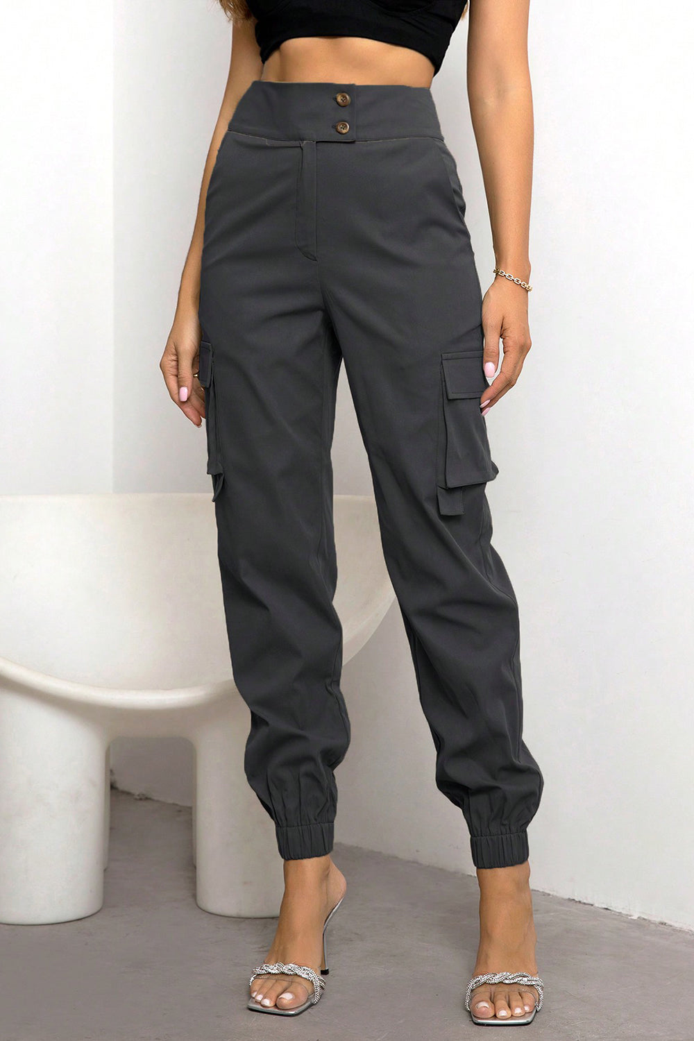 High Waist Cargo Pants – Trendsi | ClozArt