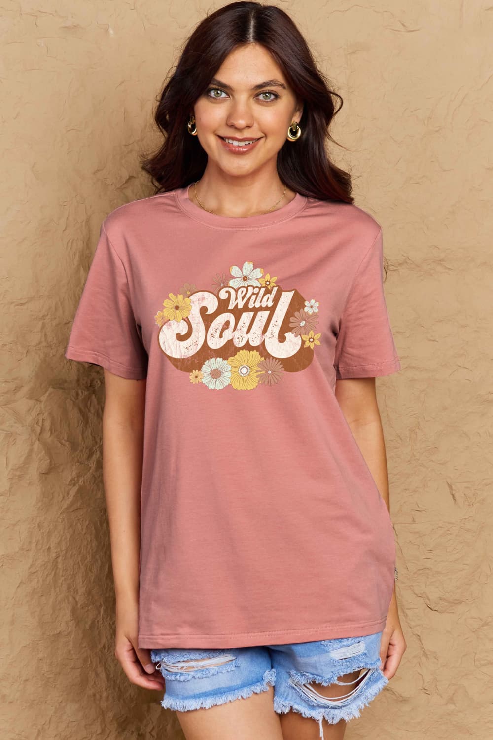 Simply Love Full Size WILD SOUL Graphic Cotton T-Shirt – Trendsi | ClozArt