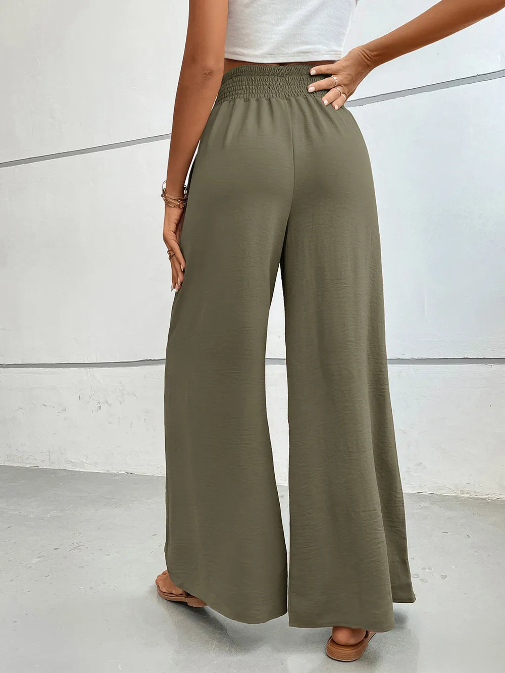Perfee Wide Leg Pants with Pockets – Trendsi | ClozArt