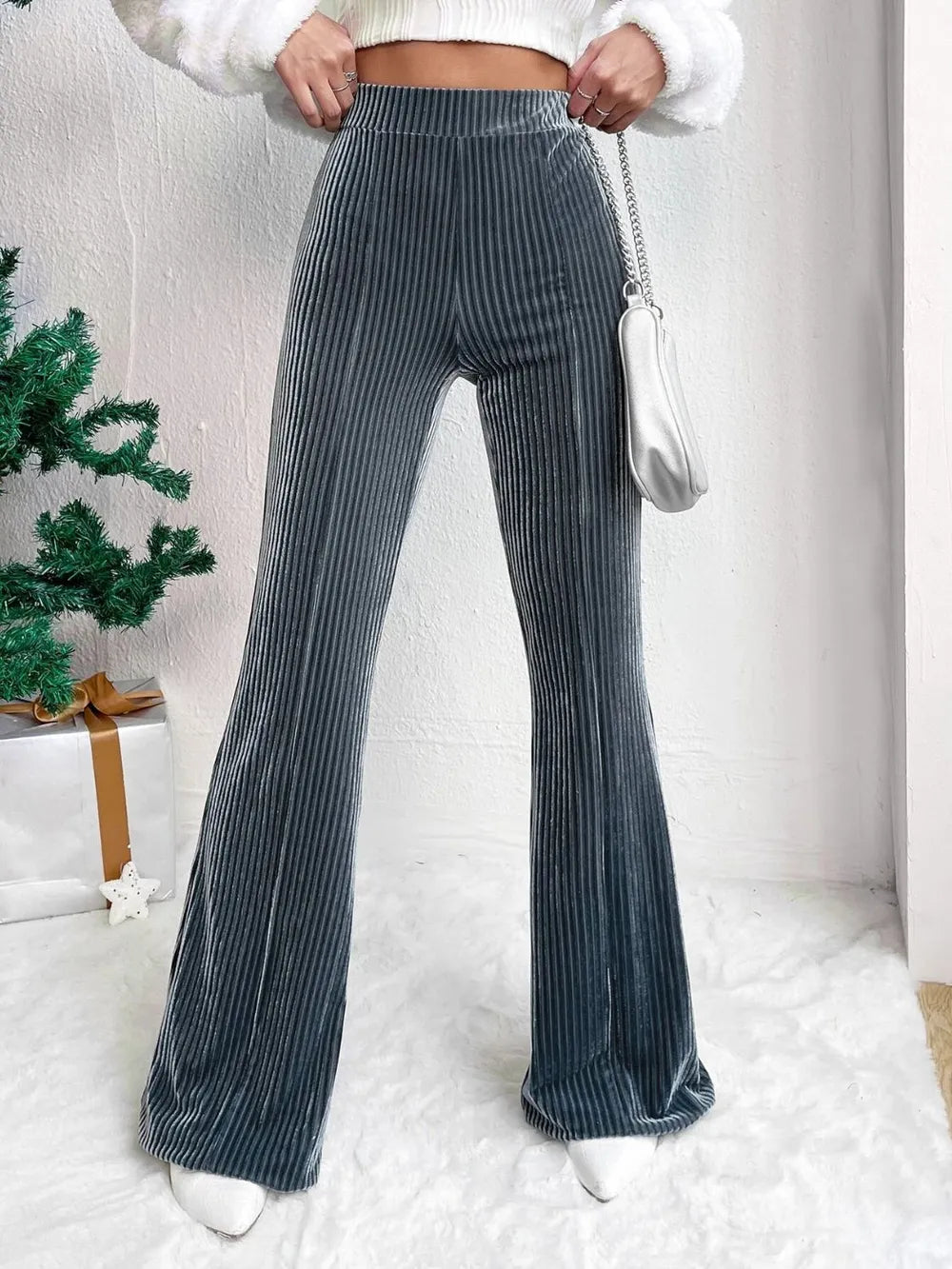 High Waist Flare Pants – Trendsi | ClozArt