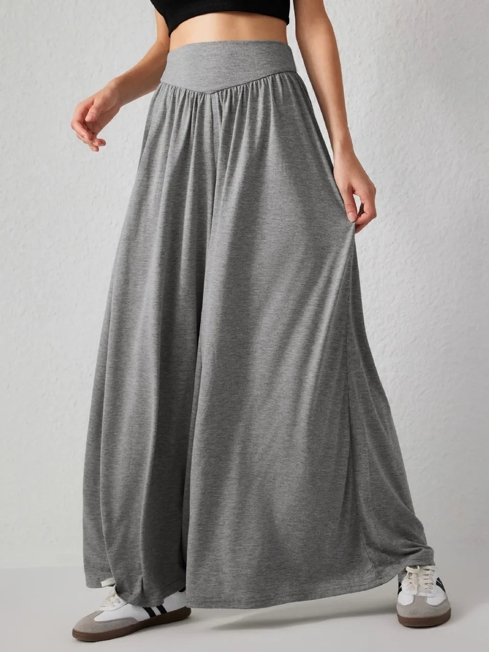 High Waist Wide Leg Pants – Trendsi | ClozArt