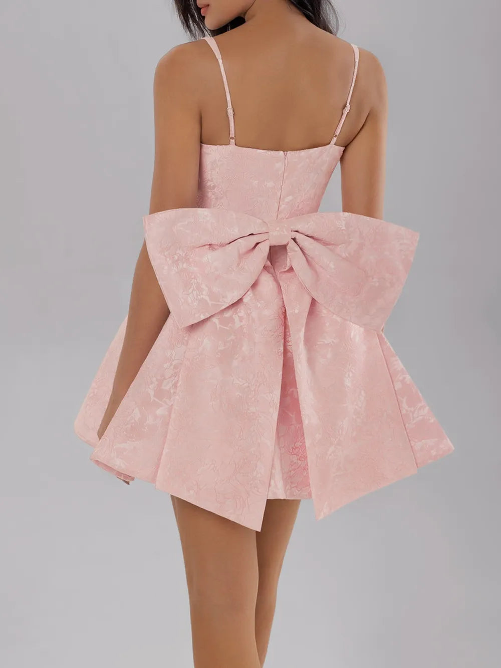 Satin Mini Cami Dress with Bow – Trendsi | ClozArt