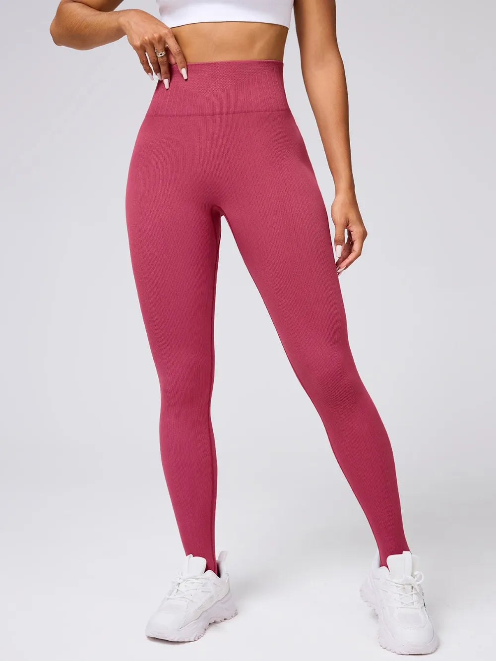 High Waist Stirrup Active Leggings – Trendsi | ClozArt
