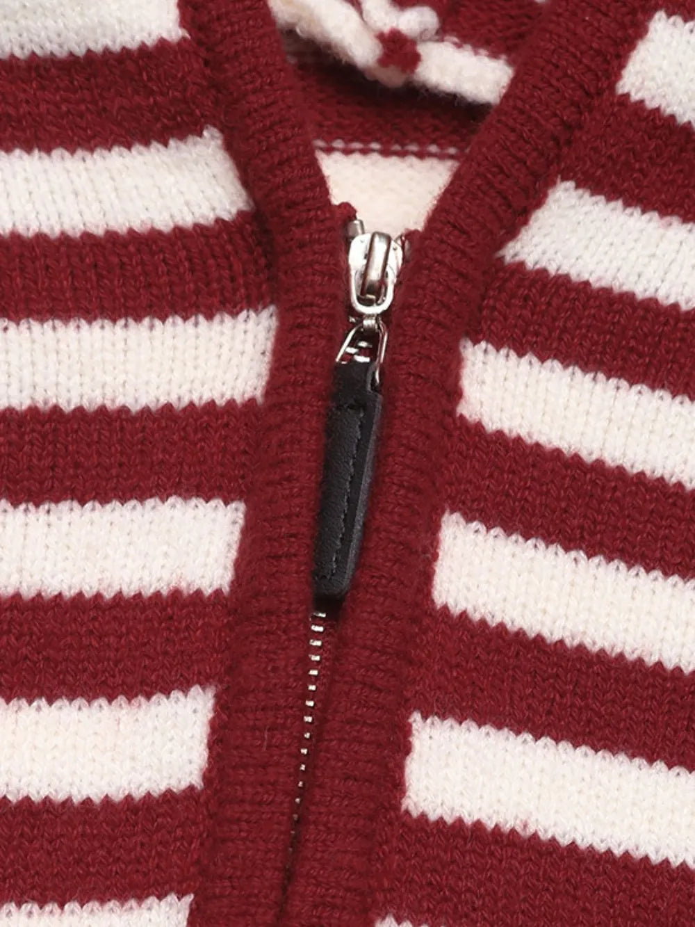 Perfee Striped Long Sleeve Hooded Sweater – Trendsi | ClozArt