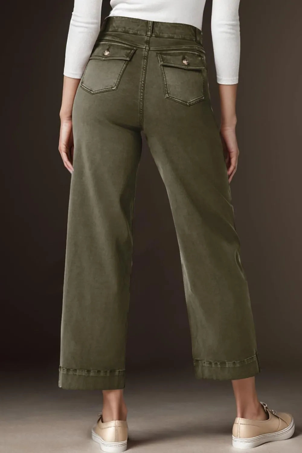 High Waist Jeans with Pockets – Trendsi | ClozArt