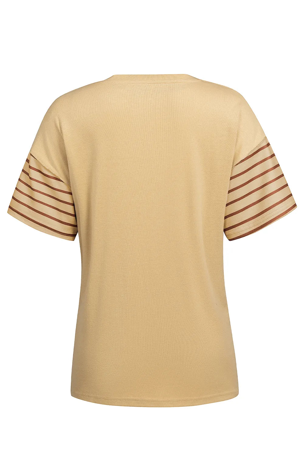 Striped Round Neck Short Sleeve T-Shirt – Trendsi | ClozArt