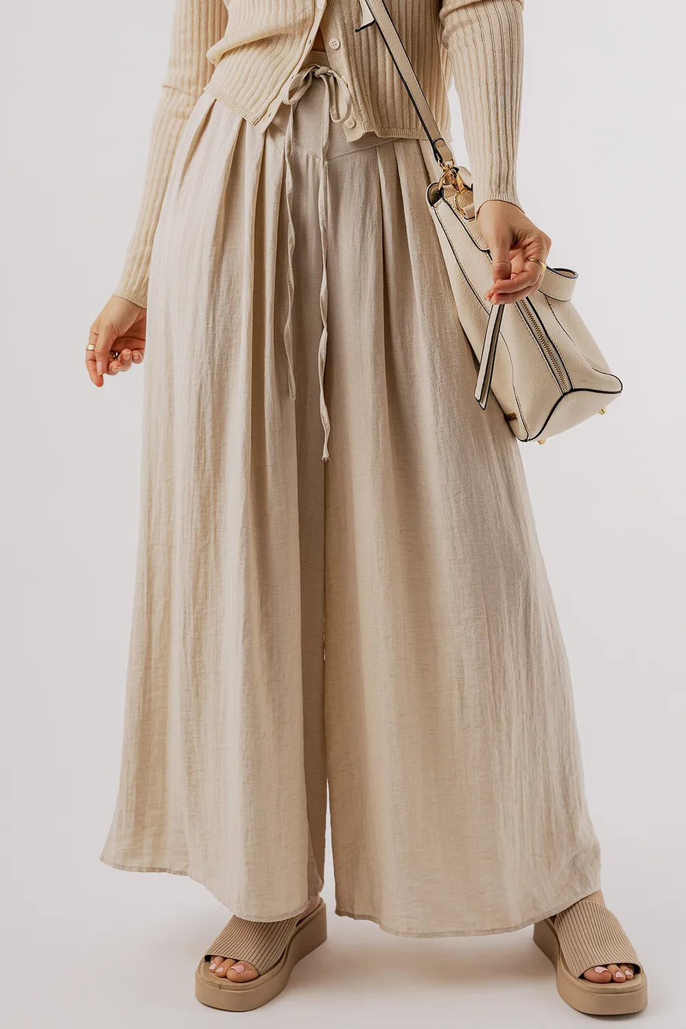 Tied Wide Leg Pants – Trendsi | ClozArt