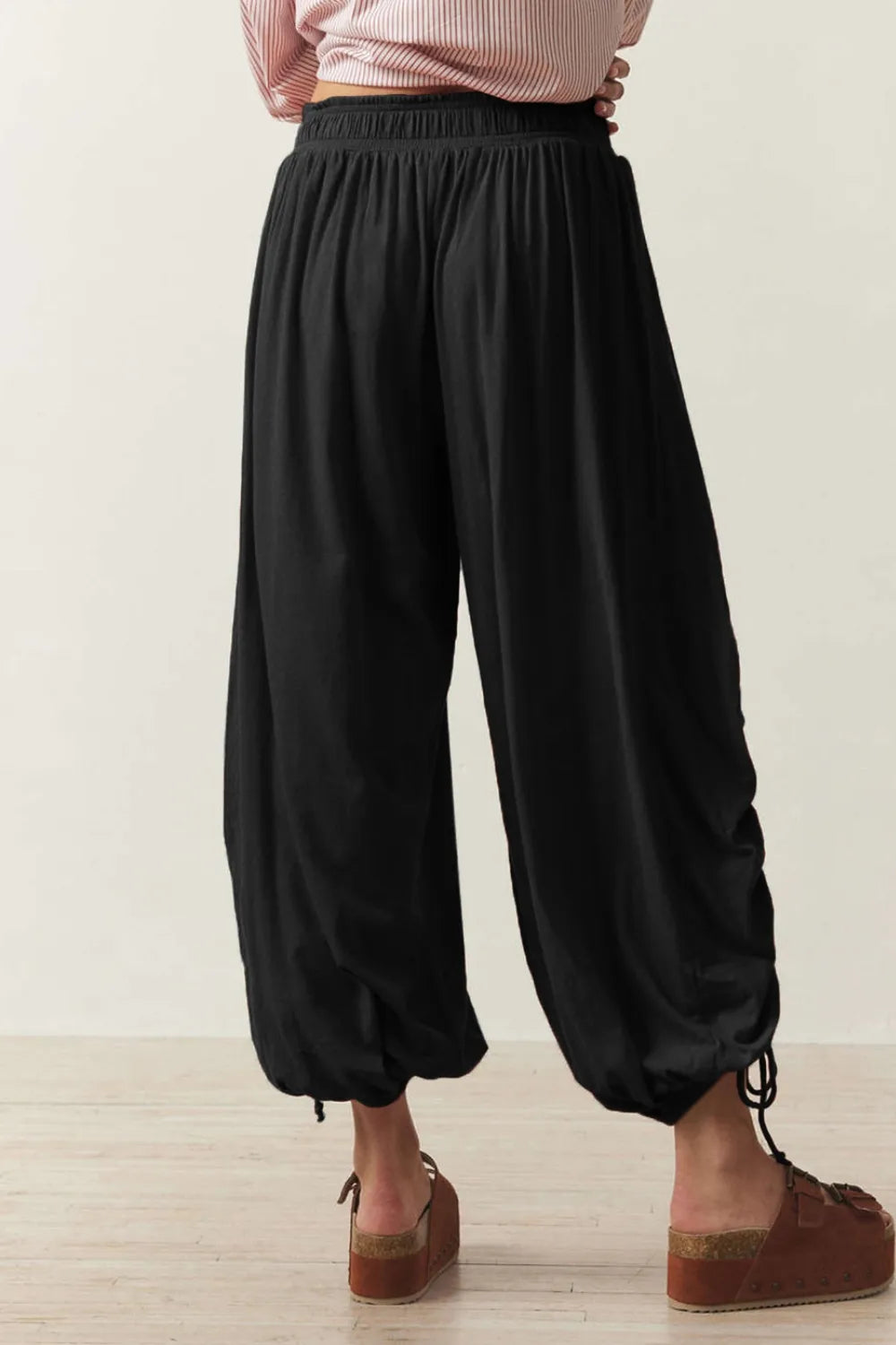 Drawstring Ruched Pants – Trendsi | ClozArt