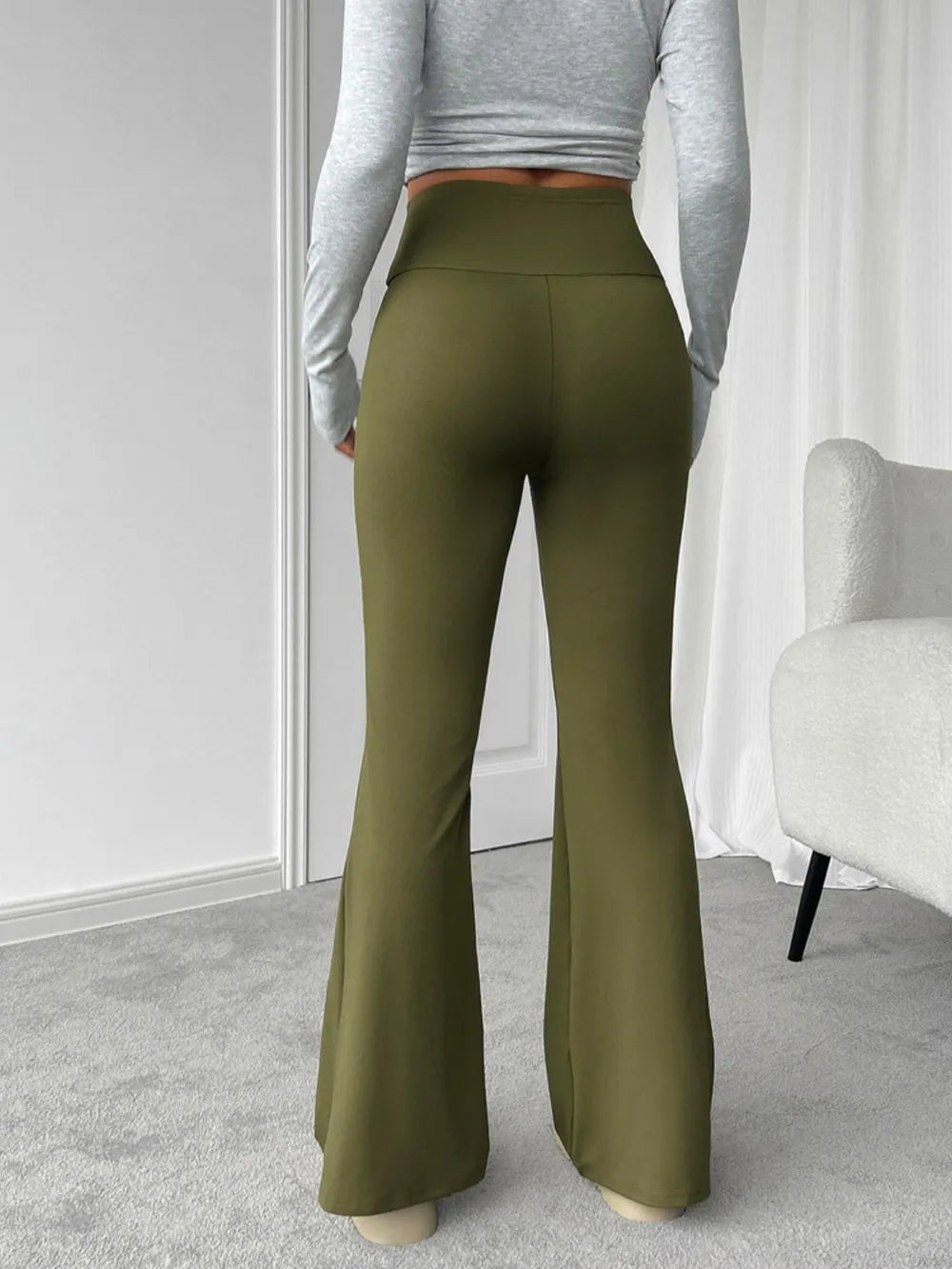 Devine Highly Stretchy Bootcut Pants – Trendsi | ClozArt
