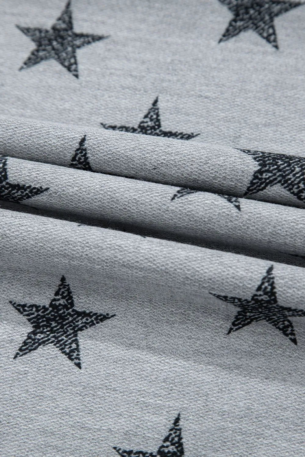 Star Print Tiered Ruffled Sleeve Crew Neck T Shirt – Trendsi | ClozArt