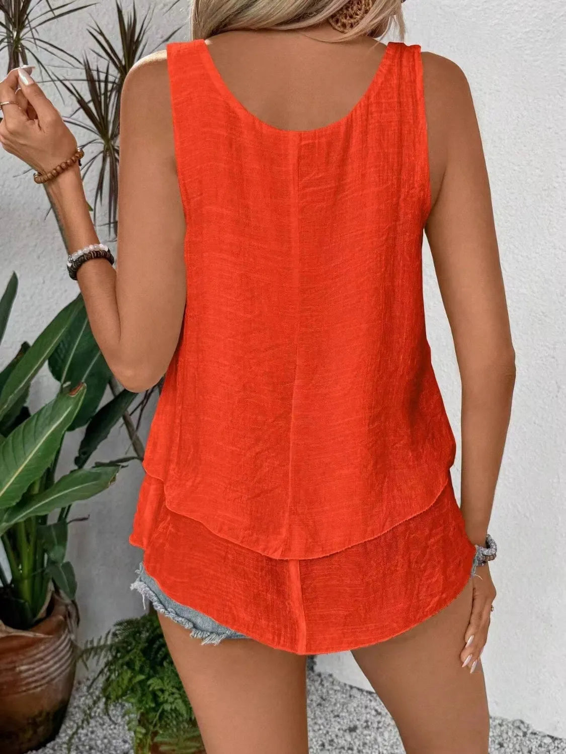 Wide Strap Layered Tank – Trendsi | ClozArt